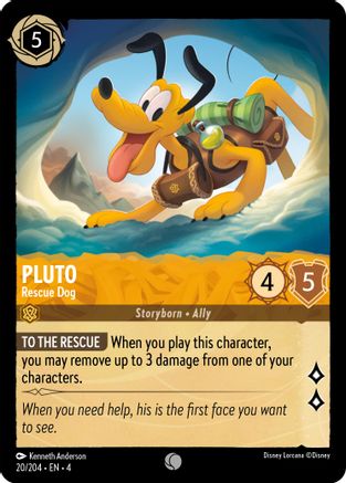 Pluto - Rescue Dog (20/204) - Ursulas Return  [Common]