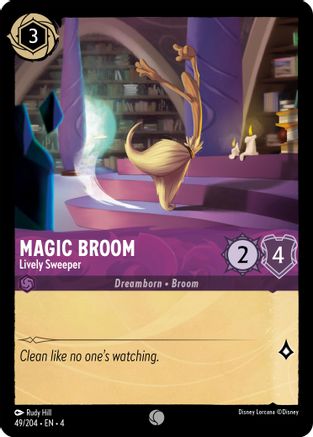 Magic Broom - Lively Sweeper (49/204) - Ursulas Return  [Common]