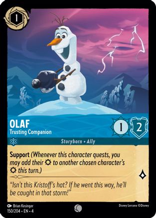 Olaf - Trusting Companion (150/204) - Ursulas Return  [Common]