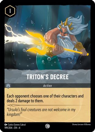 Triton's Decree (199/204) - Ursulas Return  [Common]