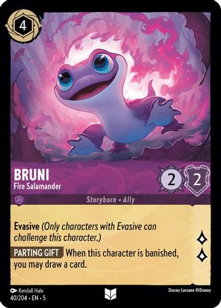 Bruni - Fire Salamander (40/204) - Shimmering Skies  [Uncommon]