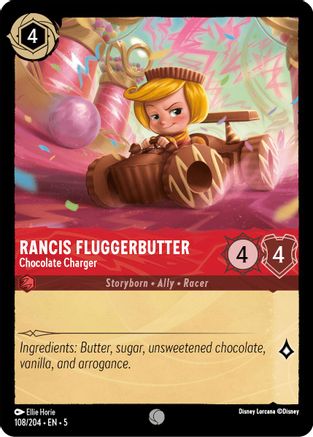 Rancis Fluggerbutter - Chocolate Charger (108/204) - Shimmering Skies  [Common]