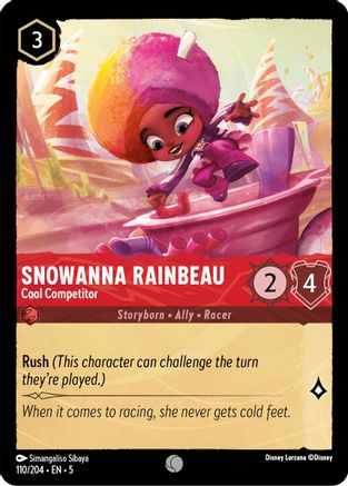 Snowanna Rainbeau - Cool Competitor (110/204) - Shimmering Skies  [Common]