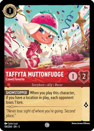 Taffyta Muttonfudge - Crowd Favorite (114/204) - Shimmering Skies Cold Foil [Common]