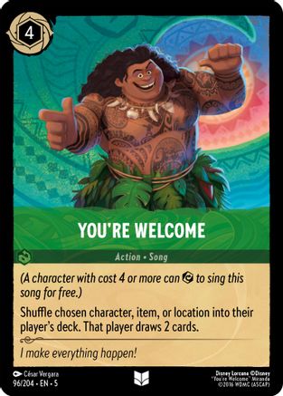 You're Welcome (96/204) - Shimmering Skies  [Uncommon]