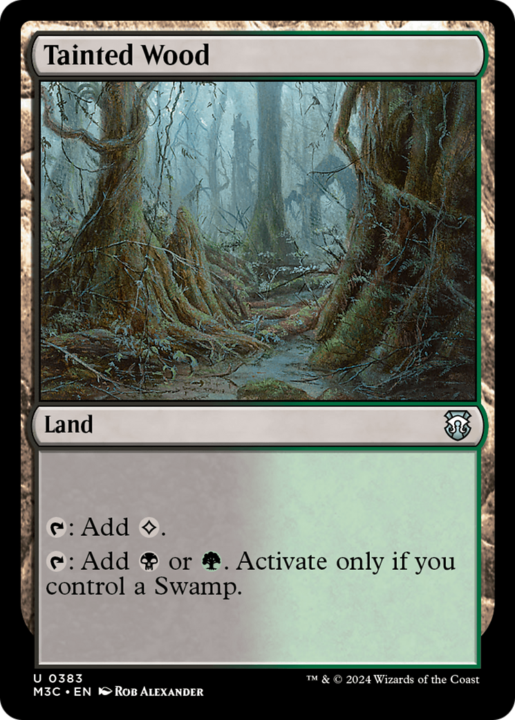 Tainted Wood (M3C-383) - Modern Horizons 3 Commander Foil [Uncommon]