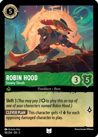 Robin Hood - Sneaky Sleuth (88/204) - Shimmering Skies  [Uncommon]