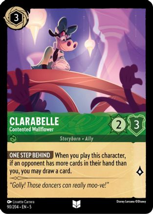 Clarabelle - Contented Wallflower (90/204) - Shimmering Skies  [Uncommon]