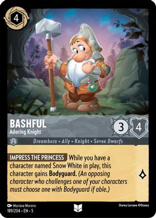 Bashful - Adoring Knight (189/204) - Shimmering Skies  [Uncommon]