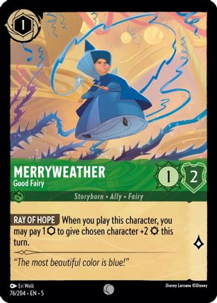 Merryweather - Good Fairy (76/204) - Shimmering Skies Cold Foil [Common]