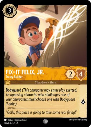 Fix-It Felix, Jr. - Trusty Builder (10/204) - Shimmering Skies  [Common]