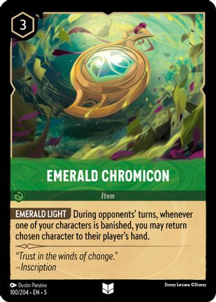 Emerald Chromicon (100/204) - Shimmering Skies  [Uncommon]