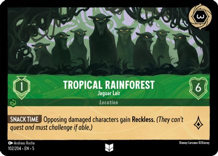 Tropical Rainforest - Jaguar Lair (102/204) - Shimmering Skies  [Uncommon]