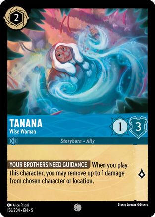 Tanana - Wise Woman (156/204) - Shimmering Skies Cold Foil [Common]