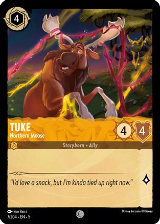 Tuke - Northern Moose (7/204) - Shimmering Skies  [Common]