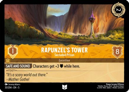 Rapunzel's Tower - Secluded Prison (33/204) - Shimmering Skies  [Uncommon]