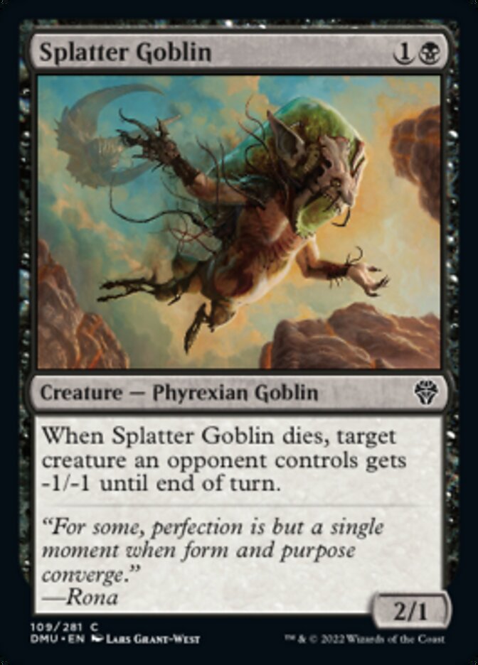 Splatter Goblin (DMU-109) - Dominaria United [Common]