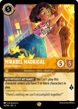 Mirabel Madrigal - Family Gatherer (14/204) - Shimmering Skies  [Legendary]