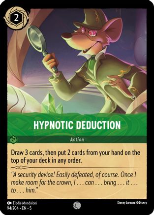 Hypnotic Deduction (94/204) - Shimmering Skies Cold Foil [Common]