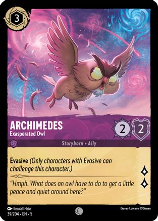 Archimedes - Exasperated Owl (39/204) - Shimmering Skies  [Common]