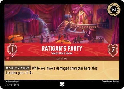 Ratigan's Party - Seedy Back Room (136/204) - Shimmering Skies  [Uncommon]