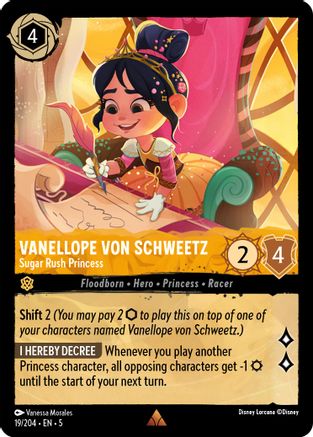 Vanellope von Schweetz - Sugar Rush Princess (19/204) - Shimmering Skies  [Rare]