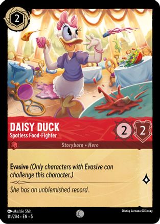 Daisy Duck - Spotless Food-Fighter (111/204) - Shimmering Skies  [Common]