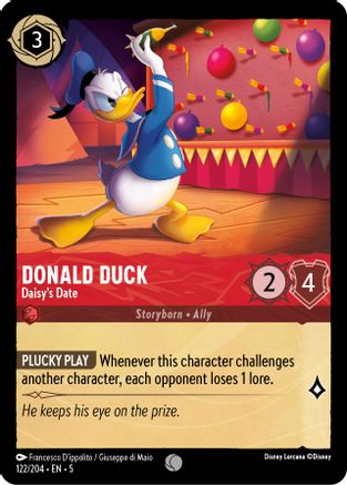 Donald Duck - Daisy's Date (122/204) - Shimmering Skies  [Common]