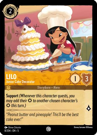 Lilo - Junior Cake Decorator (8/204) - Shimmering Skies  [Common]