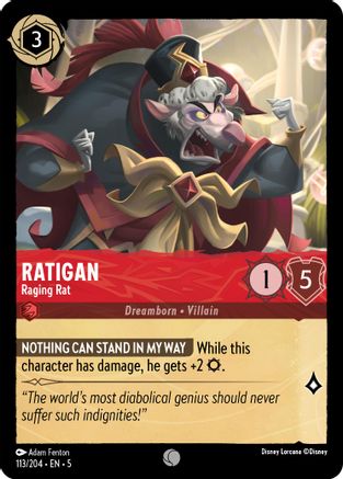 Ratigan - Raging Rat (113/204) - Shimmering Skies  [Common]