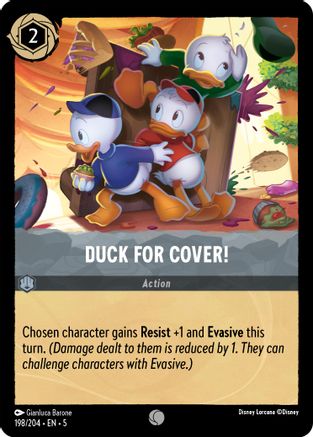 Duck for Cover! (198/204) - Shimmering Skies  [Common]