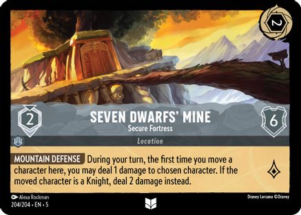 Seven Dwarfs' Mine - Secure Fortress (204/204) - Shimmering Skies  [Uncommon]