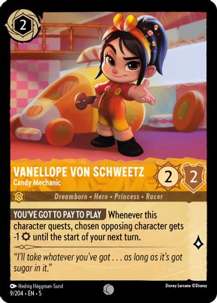 Vanellope von Schweetz - Candy Mechanic (9/204) - Shimmering Skies  [Common]