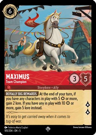 Maximus - Team Champion (105/204) - Shimmering Skies  [Super Rare]