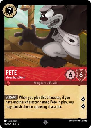 Pete - Steamboat Rival (116/204) - Shimmering Skies Cold Foil [Super Rare]