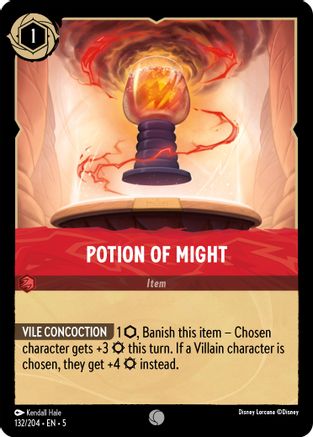 Potion of Might (132/204) - Shimmering Skies  [Common]