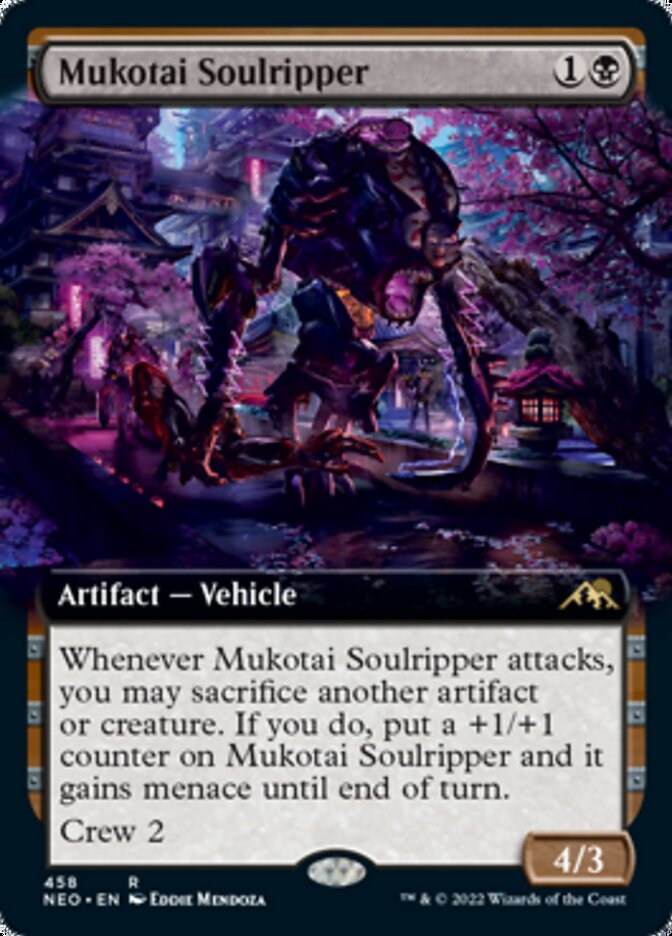 Mukotai Soulripper (NEO-458) - Kamigawa: Neon Dynasty: (Extended Art) [Rare]