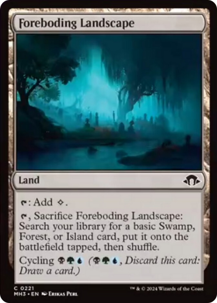 Foreboding Landscape (MH3-221) - Modern Horizons 3 Foil [Common]