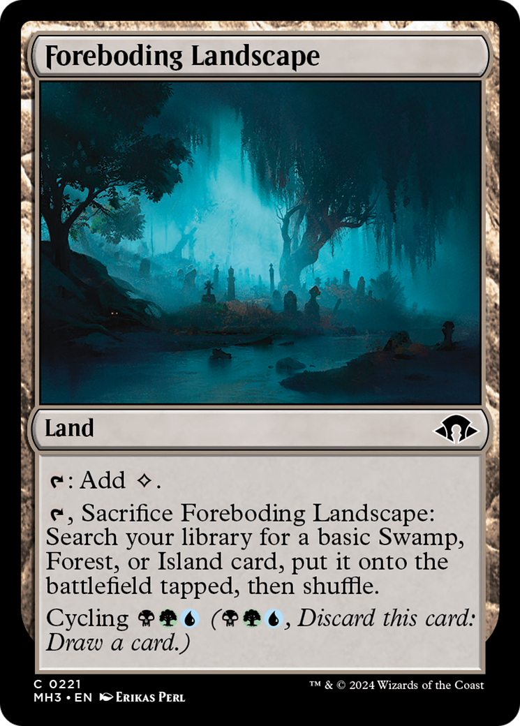 Foreboding Landscape (MH3-221) - Modern Horizons 3 [Common]