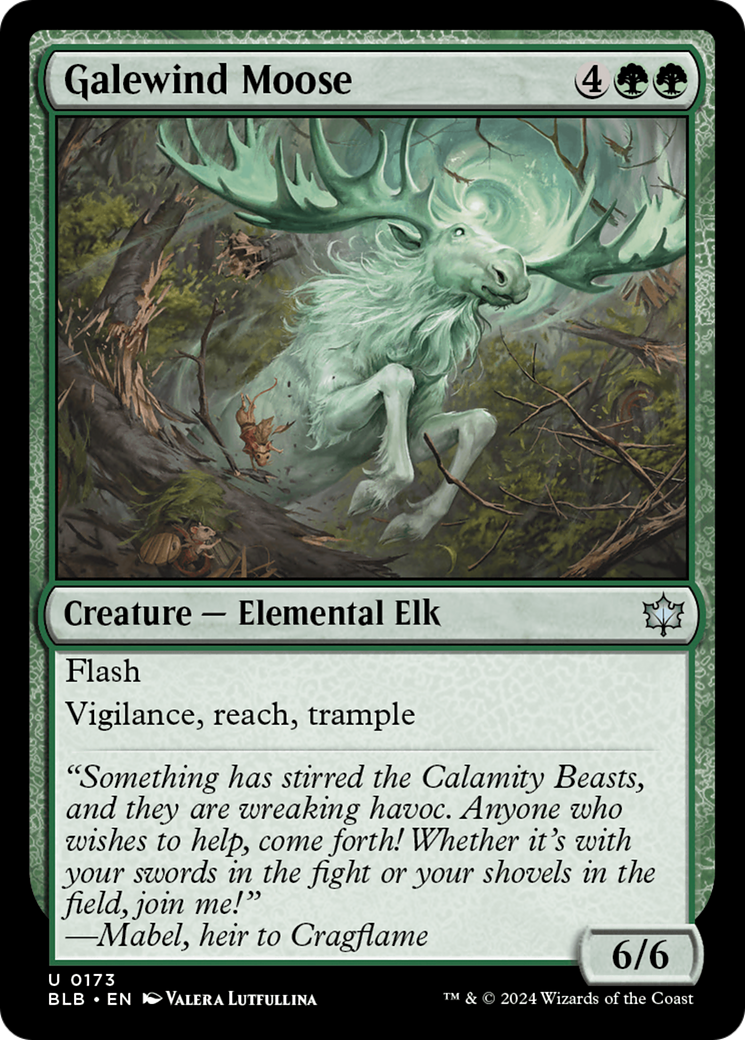 Galewind Moose (BLB-173) - Bloomburrow [Uncommon]