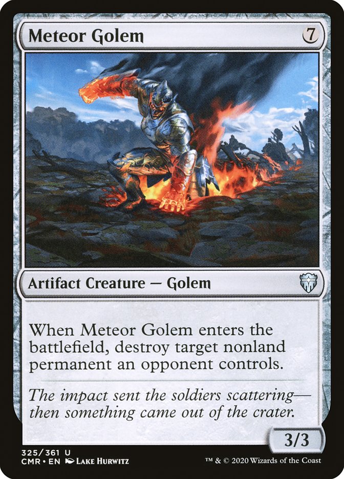 Meteor Golem (CMR-325) - Commander Legends [Uncommon]