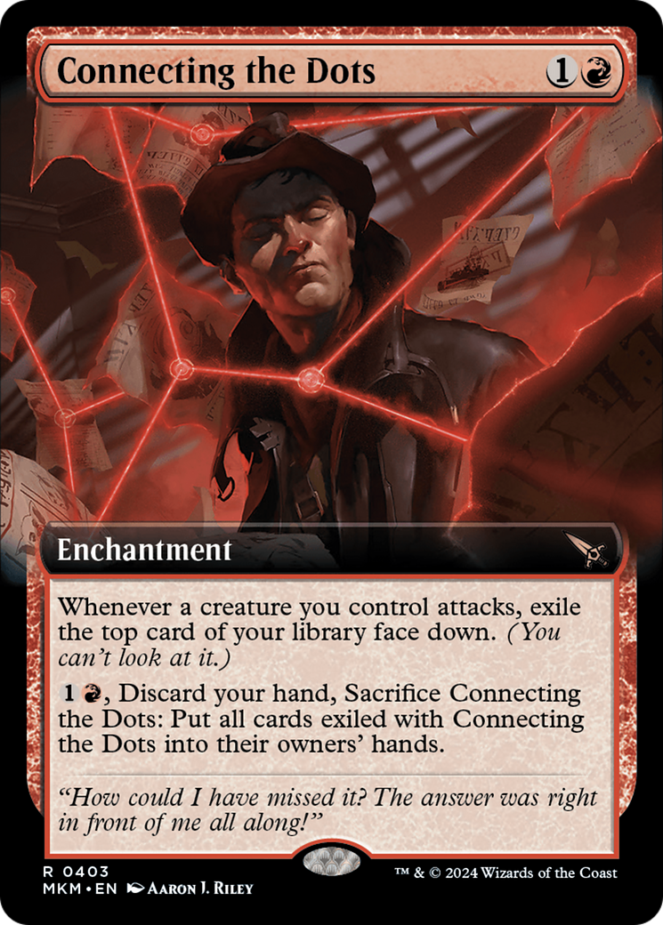 Connecting the Dots (MKM-403) - Murders at Karlov Manor: (Extended Art) Foil [Rare]