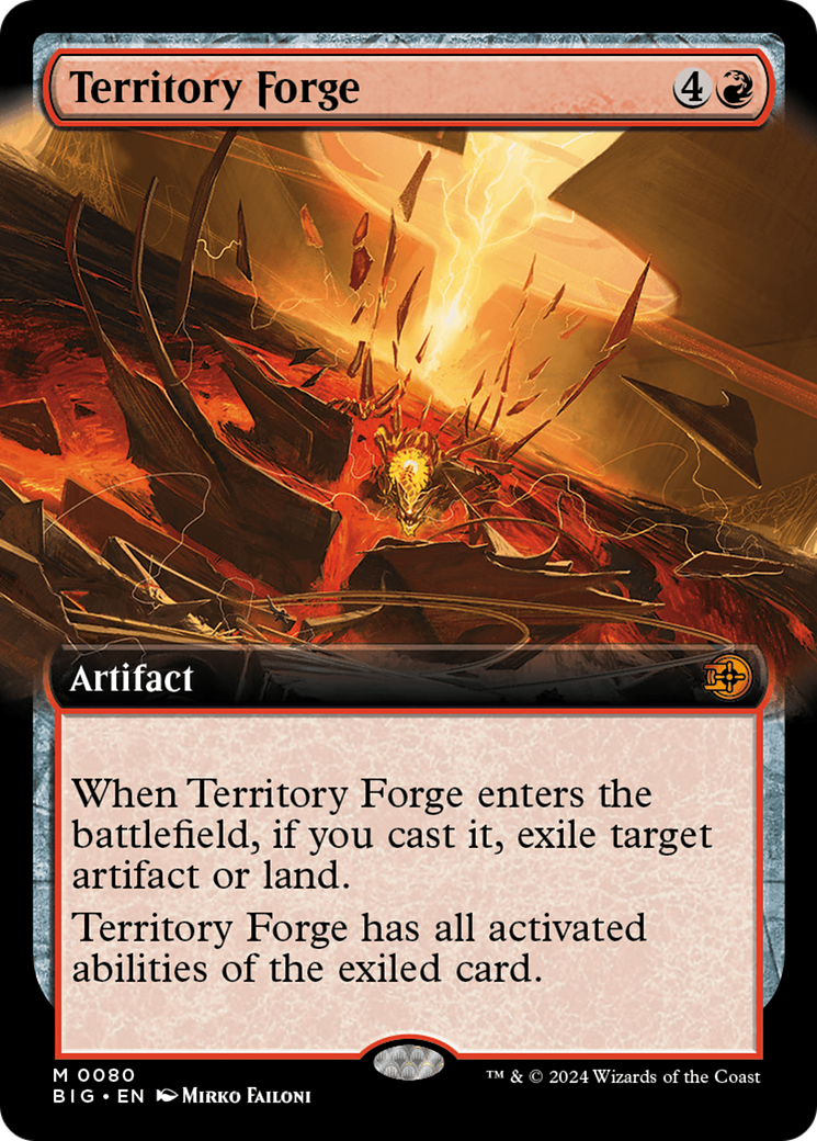 Territory Forge (BIG-080) - The Big Score: (Extended Art) [Mythic]