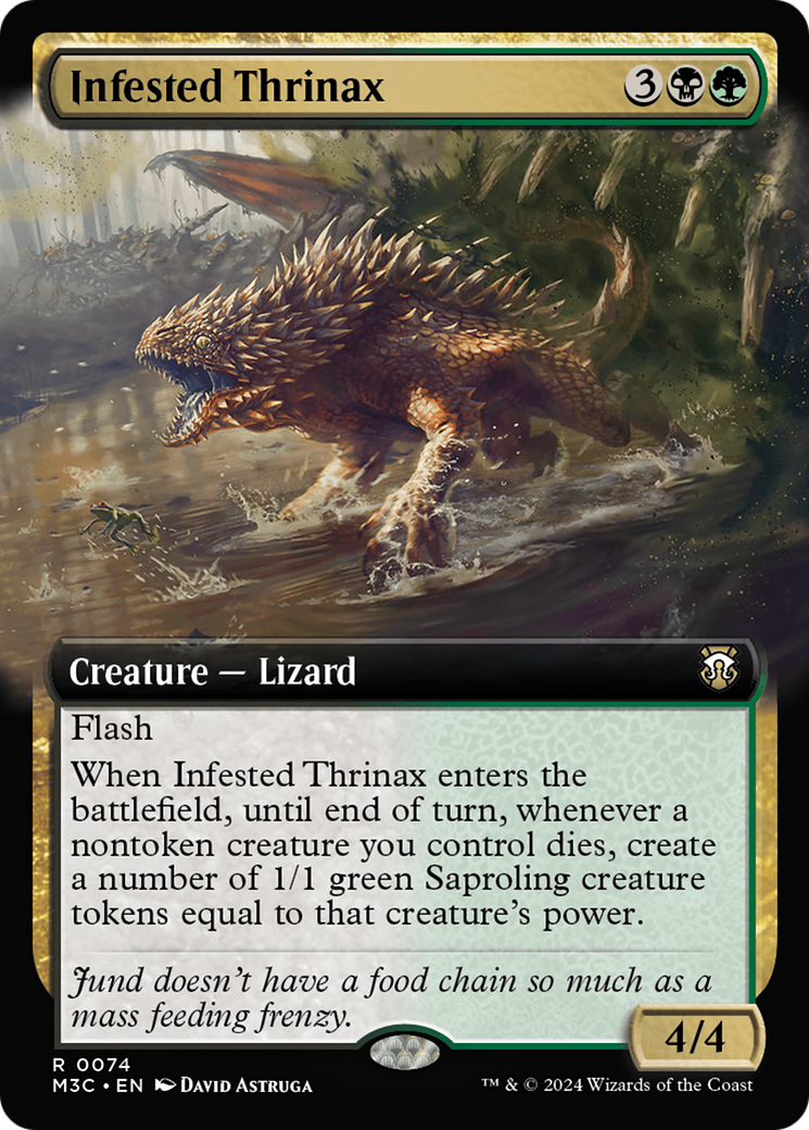 Infested Thrinax (M3C-074) - Modern Horizons 3 Commander [Rare]