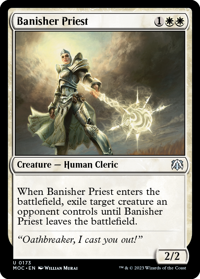 Banisher Priest (MOC-173) - March of the Machine Commander [Uncommon]