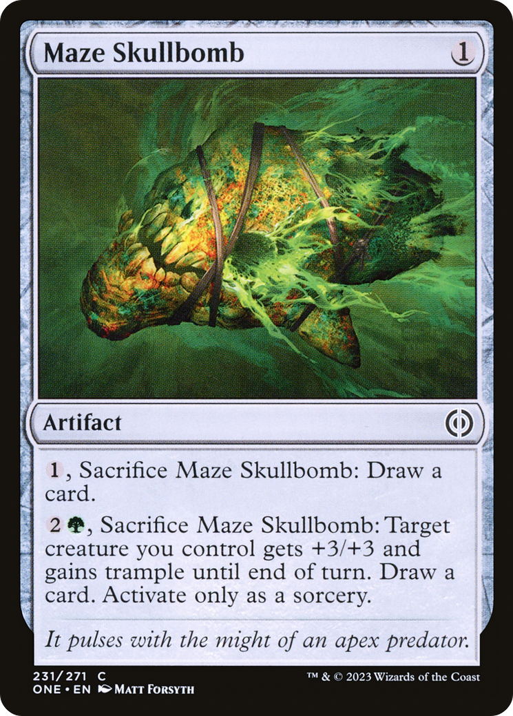 Maze Skullbomb (ONE-231) - Phyrexia: All Will Be One [Common]