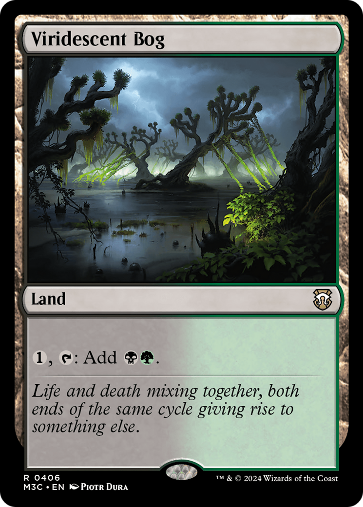 Viridescent Bog (M3C-406) - Modern Horizons 3 Commander Foil [Rare]