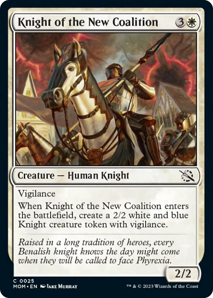 Knight of the New Coalition (MOM-025) - March of the Machine [Common]
