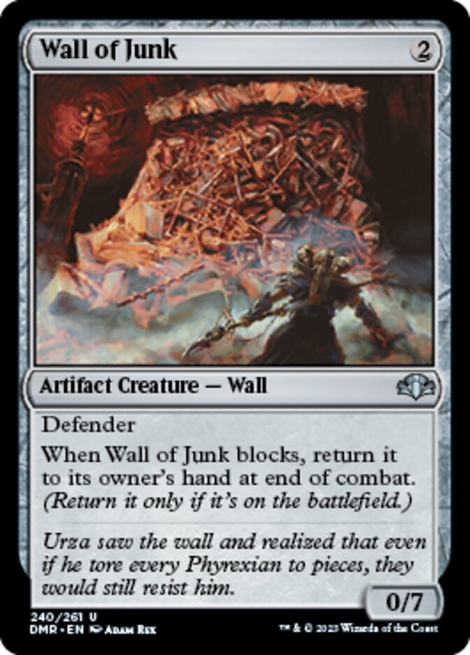 Wall of Junk (DMR-240) - Dominaria Remastered [Uncommon]