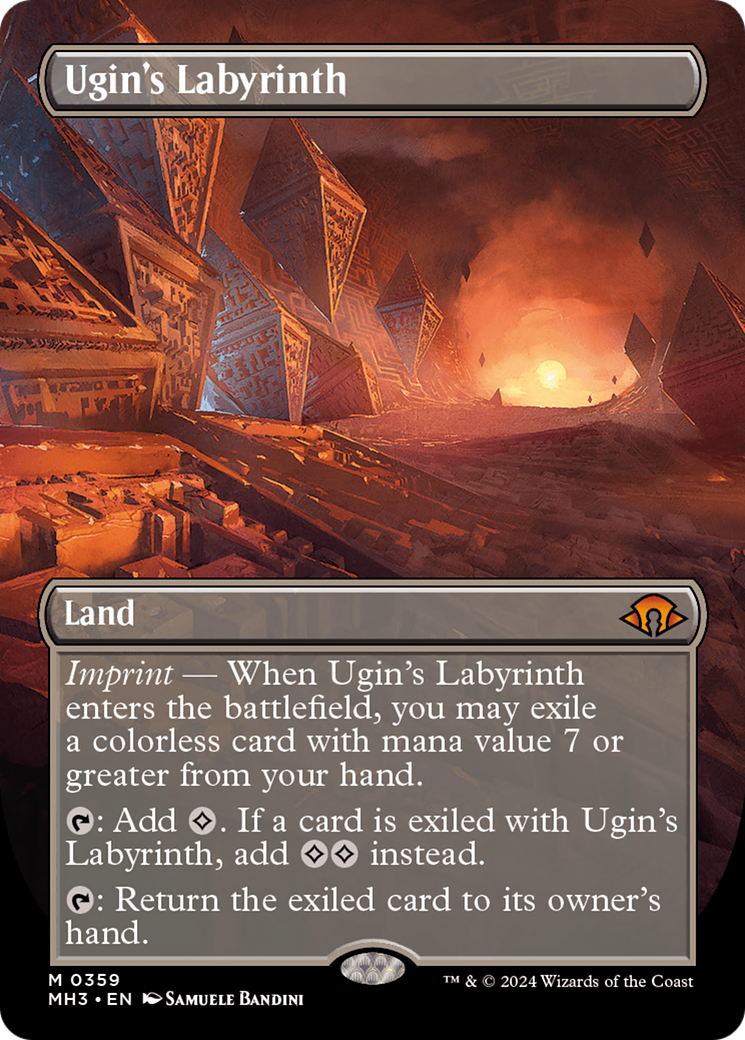 Ugin's Labyrinth (MH3-359) - Modern Horizons 3 (Borderless) [Mythic]